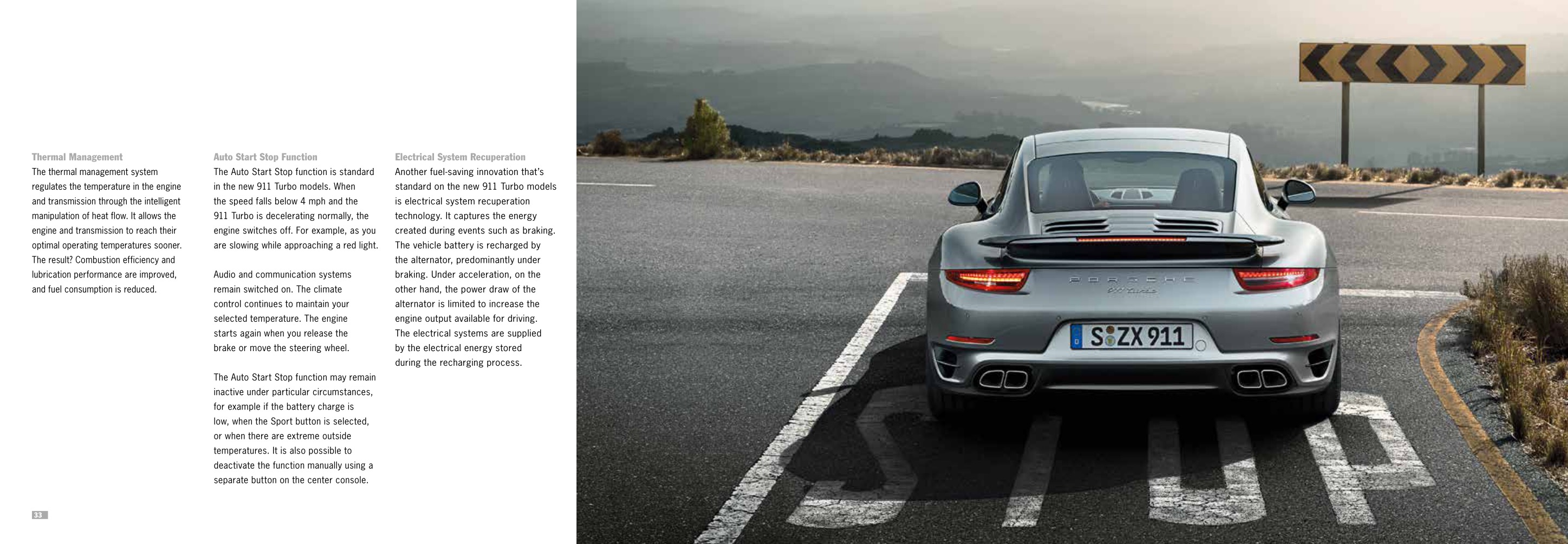 2014 Porsche 911 Turbo Brochure Page 39